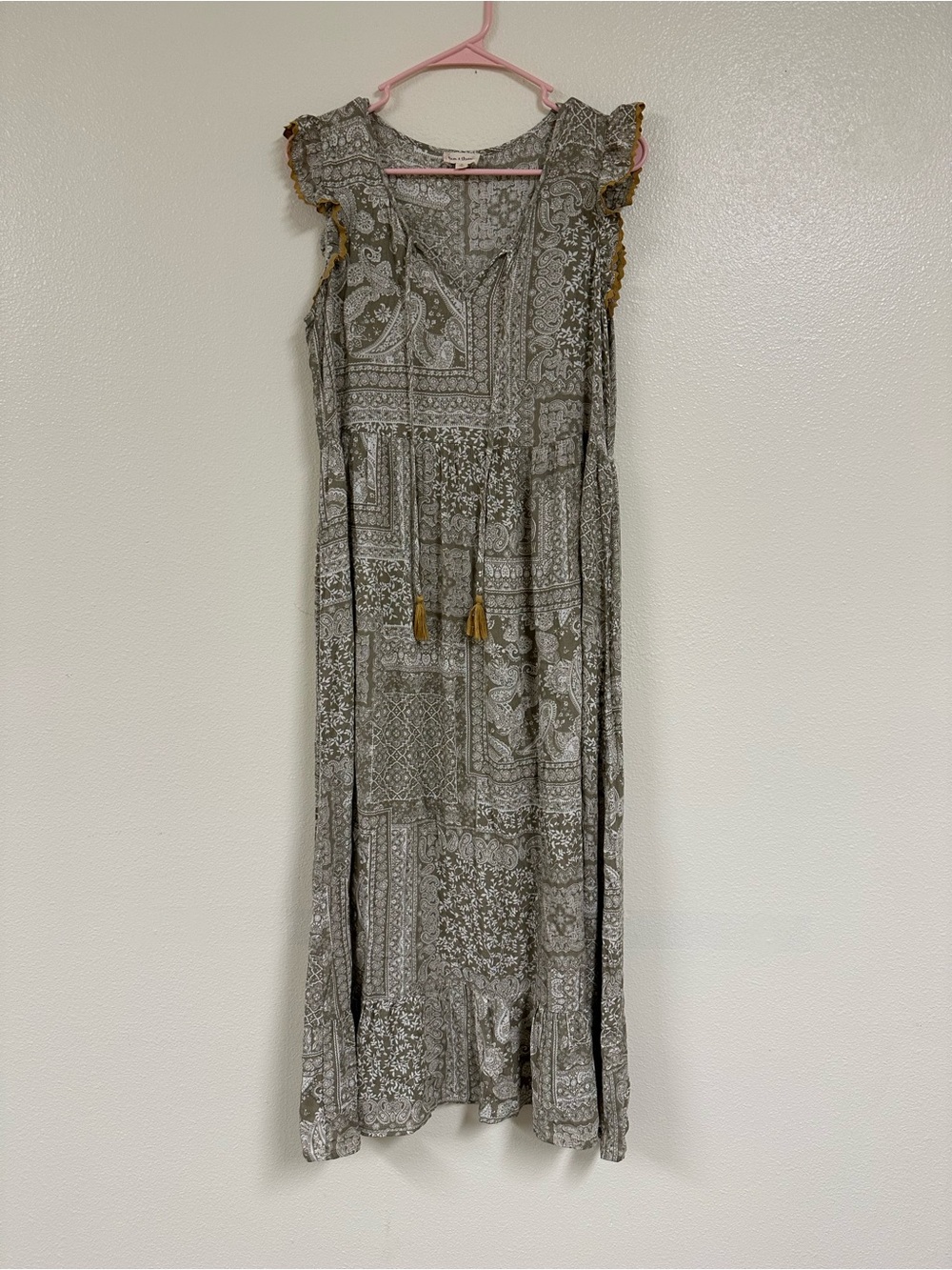 Hem & Thread Printed Boho Maxi Dress
